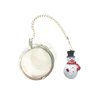 FILTRO CON CIONDOLO PUPAZZODI NEVE DIAMETRO 5 CM