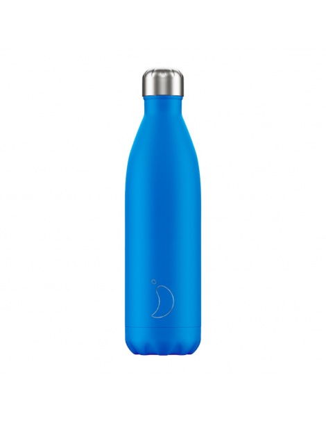 Bottiglie termiche Chilly's Bottle - Colore Blu Neon, da 750 ml