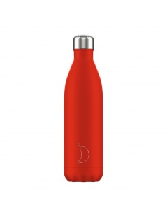 Bottiglie Termiche Chilly's Bottle - Colore Rosso Neon, da 750 ml