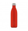 Bottiglie Termiche Chilly's Bottle - Colore Rosso Neon, da 750 ml