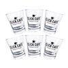 SET 6 BICCHIERINI IN VETRO CLICK CAFE'