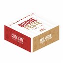 SCATOLA DI NATALE CLICK CAFE' BUONE FESTE MIS. 30X30X10