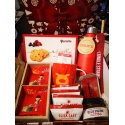 SCATOLA DI NATALE CLICK CAFE' BUONE FESTE MIS. 30X30X10