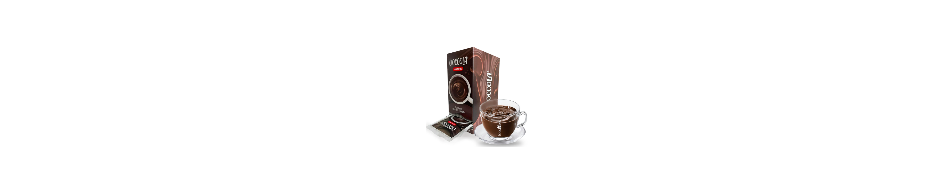 Cioccolato solubile, cioccolata calda, fondete e aromatizzata
